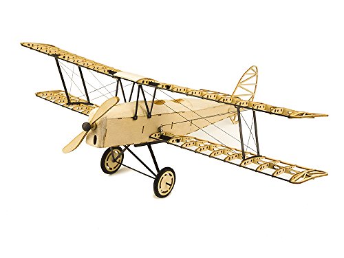 Viloga 3D Puzzles for Adults DIY Tiger Moth Bi-Plane Wooden Models, Laser Cut Balsa Wood Airplane Kits to Build, Perfect Woodcraft Construction Set Aircraft Model Kit for Home Decor Collection