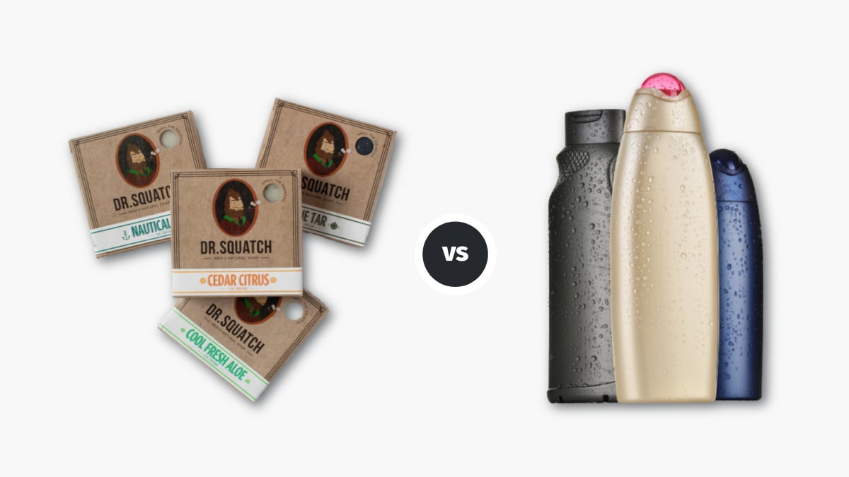 Which is Better: Bar Soap or Body Wash for Men? - Dr. Squatch