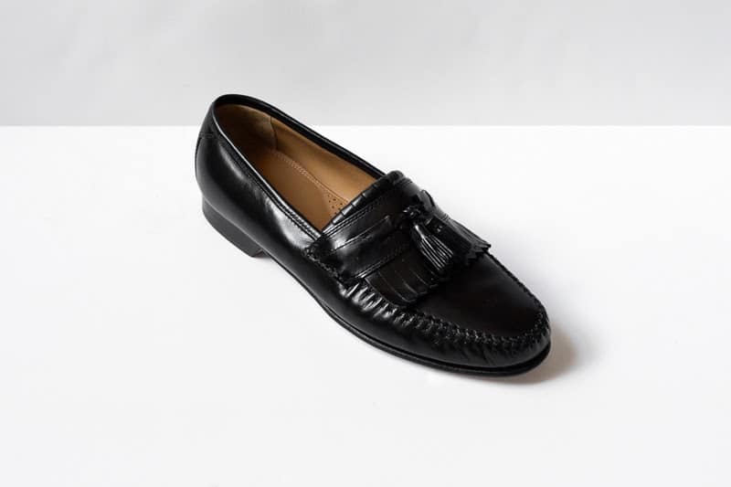 Breland Kiltie Tassel loafers from side single shoe