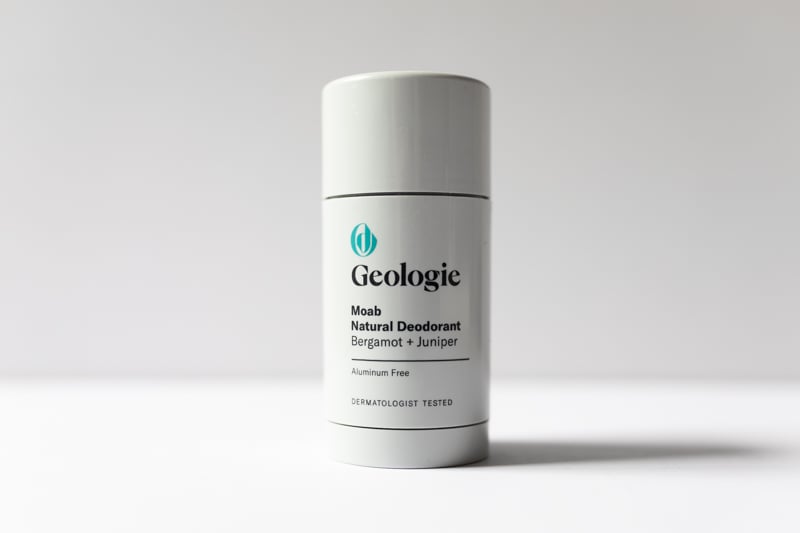 Geologie Natural Deodorant Moab on white background