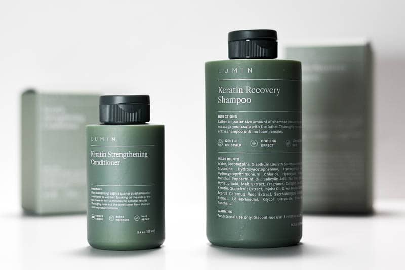 Lumin Keratin Recovery Shampoo and Conditioner