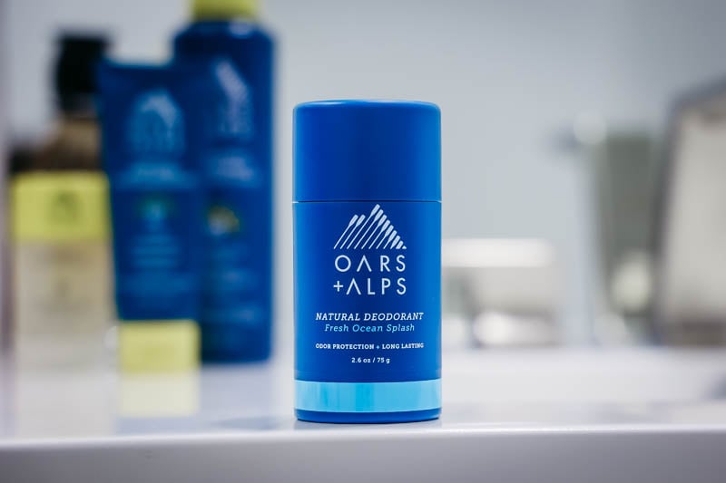 Oars Alps natural deodorant packaging 1